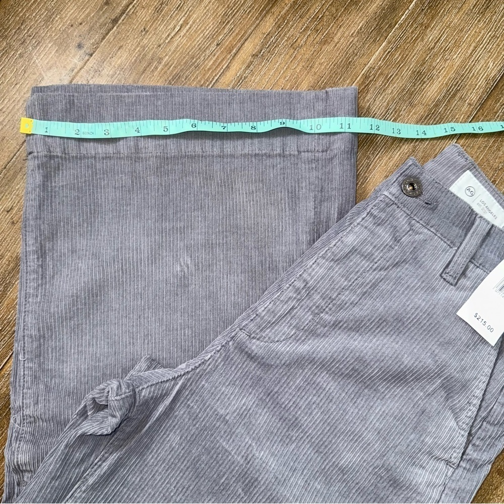 AG Adriano Goldschmied Tailored Deven High Rise Ultra Wide Leg Corduroy Trousers - Picture 6 of 14